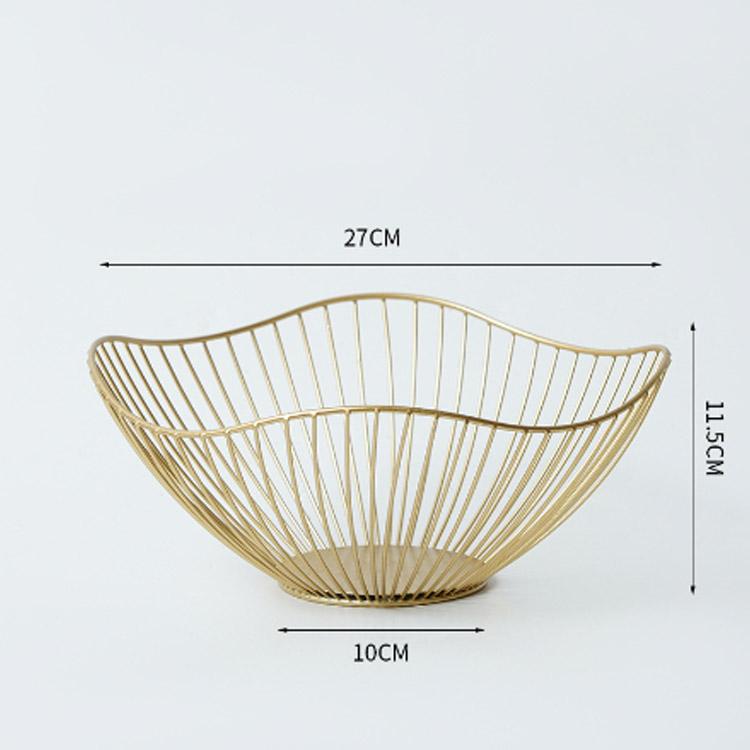 おしゃれ アイアン フルーツバスケット ゴールド フルーツボール