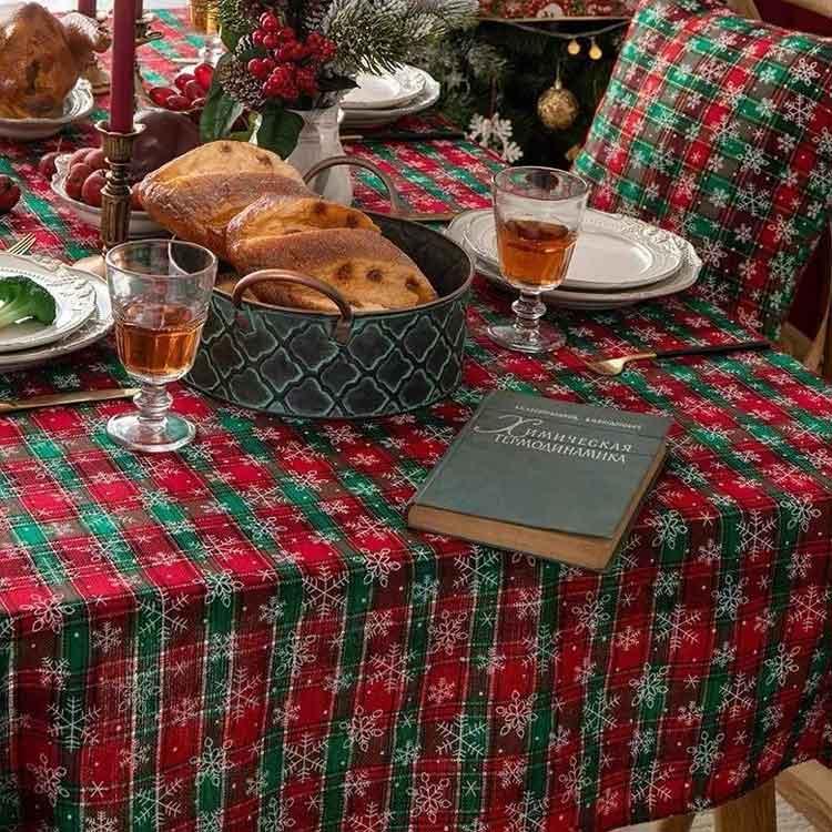 北欧 テーブルクロス おしゃれ レトロ チェック柄 新築祝い テーブル