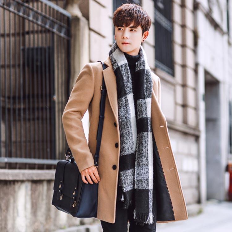 スリムコート/アウター★ スリムコート メンズビジネスコート トレンチコート メンズロングコート チェスターコート メンズ ロングコート オーバーコート アウター ビジネス  大きいサイズ カジュアル スリム 紳士 防寒 通勤 厚手 保温 暖か 冬服 送料無料 韓国風 メンズファッション お洒落 ...