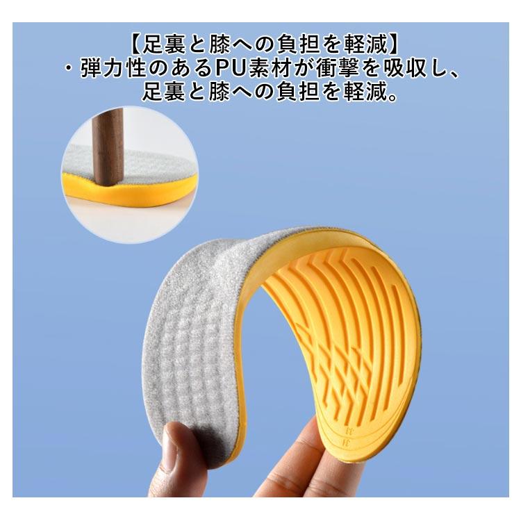 中敷 インソール O脚 矯正 XO脚 【2足セット】 扁平足 改善 靴 衝撃