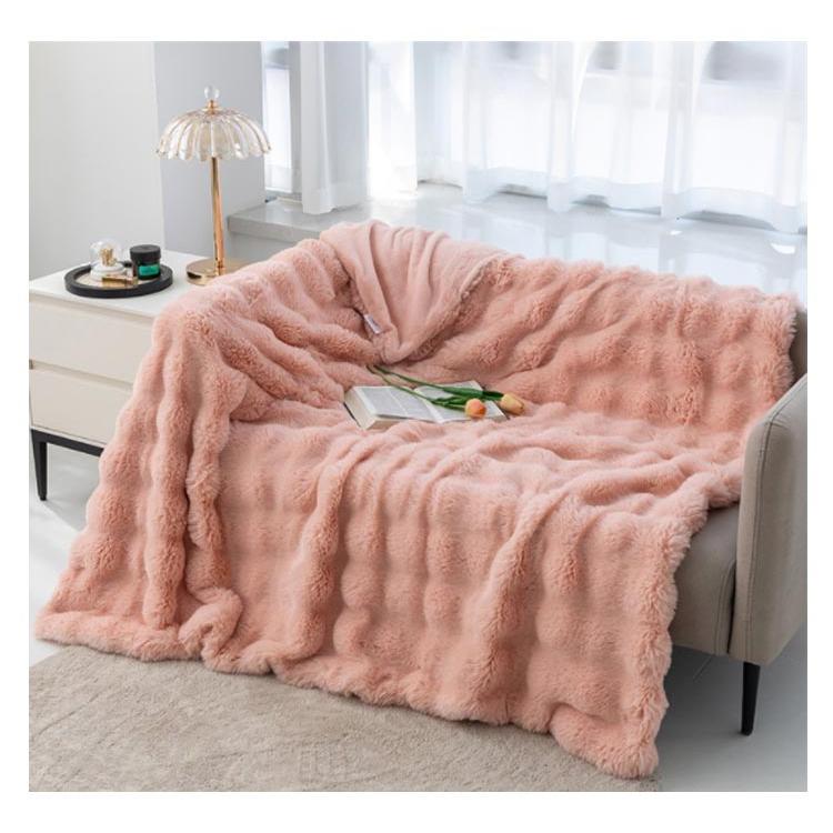 ブランケット 北欧 掛毛布 ポコポコブランケット 130×160cm 厚手 毛布