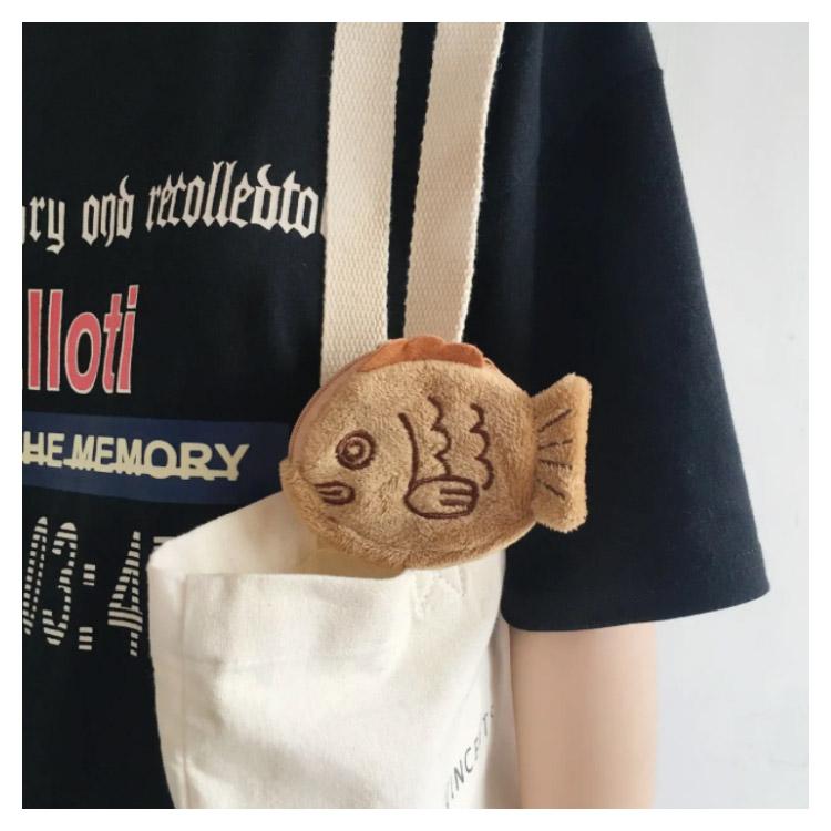 レザー　親子たい焼き型ポーチ　小物入れ　コインケース　財布　エコバッグケース 楽天市場】たいやき財布の通販