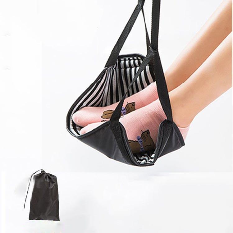 吊下げ式 フットレスト 足置き ハンモック 足サポート デスク下