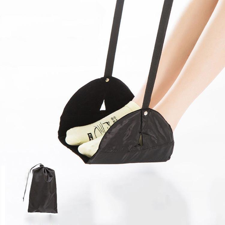 吊下げ式 フットレスト 足置き ハンモック 足サポート デスク下