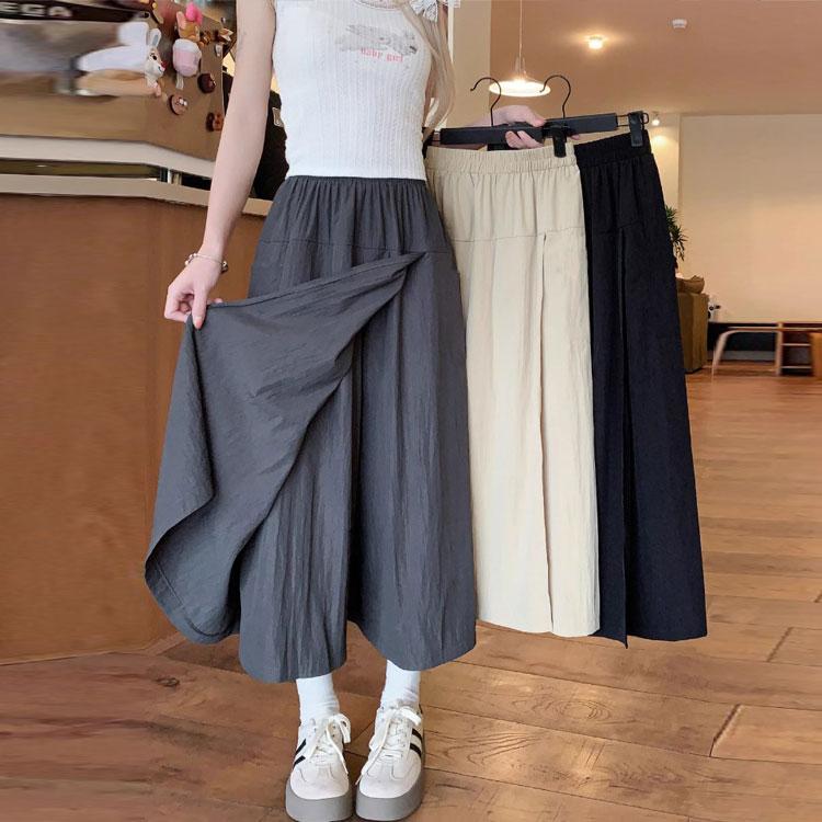 パンツスカート スカートパンツ 無地 スカンツ レディース ワイド