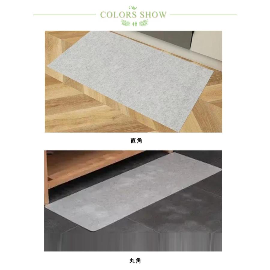 キッチンマット 6枚セット 50*90cm 台所マット 玄関マット 不織布 滑り