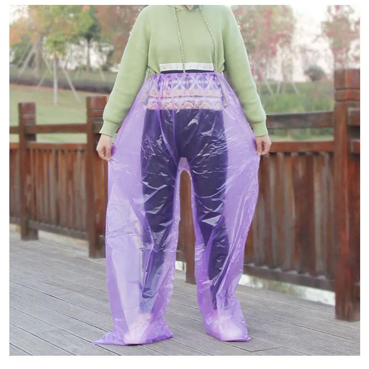 5枚セット シューズカバー レインパンツ 防水 使い捨て 靴カバー 雨用