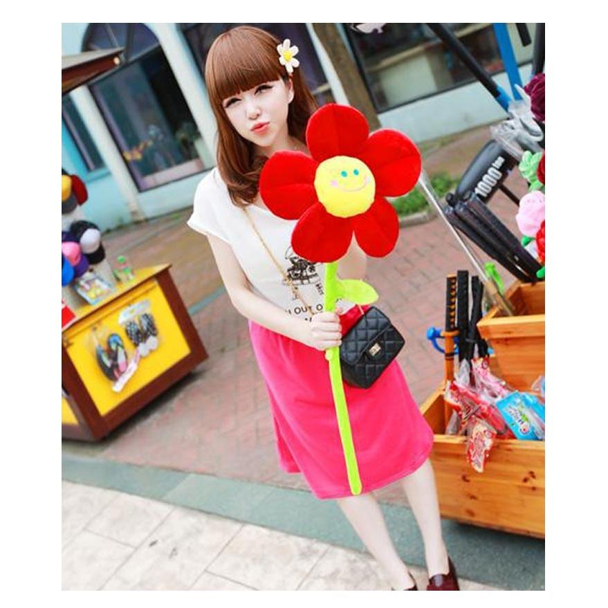 6本セット スマイルフラワー ぬいぐるみ花 ブーケ ぬいぐるみブーケ