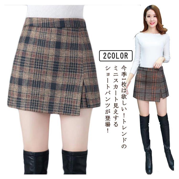 スカートショートパンツ レディース ショートパンツ ボトムス ミニ
