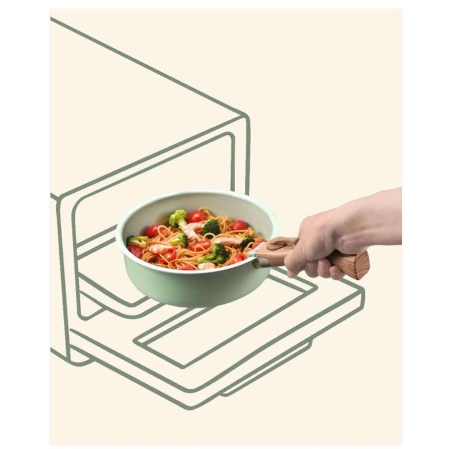 鍋セット フライパンセット 5点セット 取っ手が取れる IH対応 ガス火