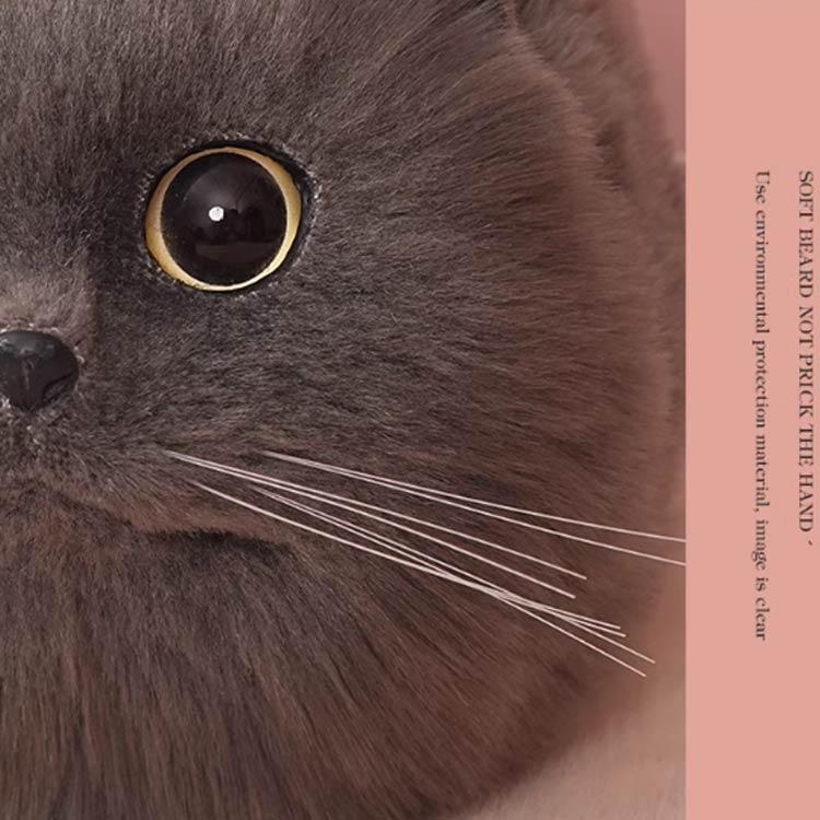 ネコ型トートバッグ ふわふわ エコファー ネコ好き ネコグッズ 猫