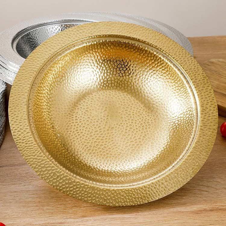 寄せ鍋 しゃぶ鍋 ステンレス 槌目 IH対応 厚手 鍋 なべ 皿 食器 卓上鍋