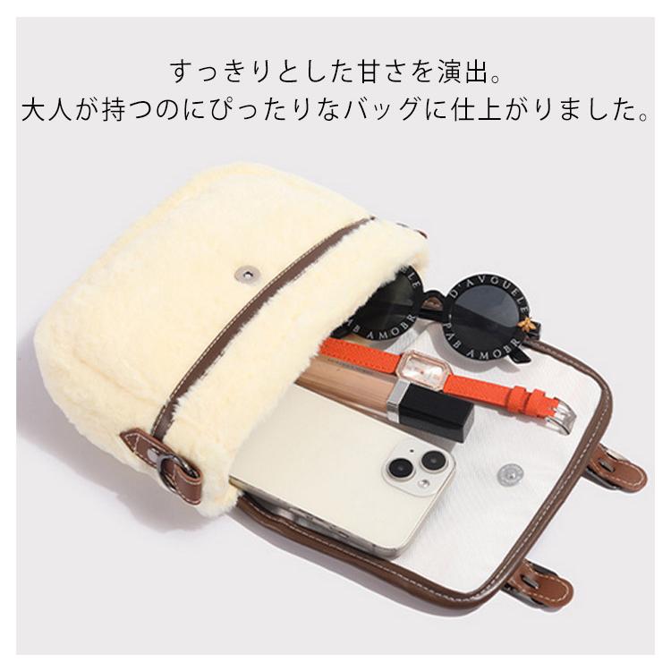 猫ショルダー ショルダーバッグ にゃんこバッグ ファー 猫バッグ 2way