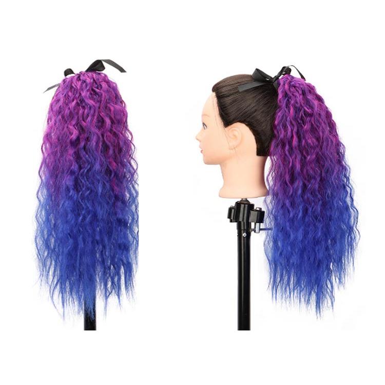 ヘアエクステ 人工毛 ウェーブ グラデーション 2本セット】ウェーブ エクステ グラデーション ヘアーエクステンション