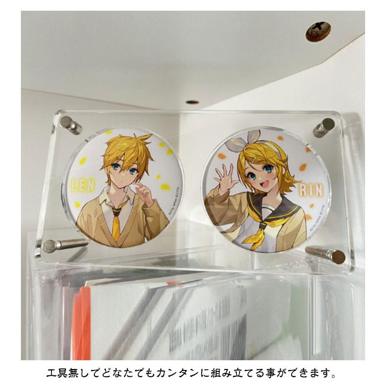 缶バッジスタンド 最大9枚収納 6サイズ 缶バッジ ディスプレイ 収納 缶