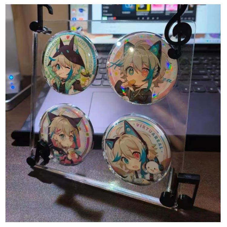 缶バッジスタンド 最大9枚収納 6サイズ 缶バッジ ディスプレイ 収納 缶