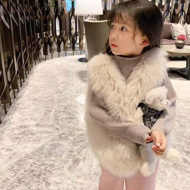 キッズ ファーベスト 子供 羽織り ファー 女の子 可愛い ベスト ベビー 