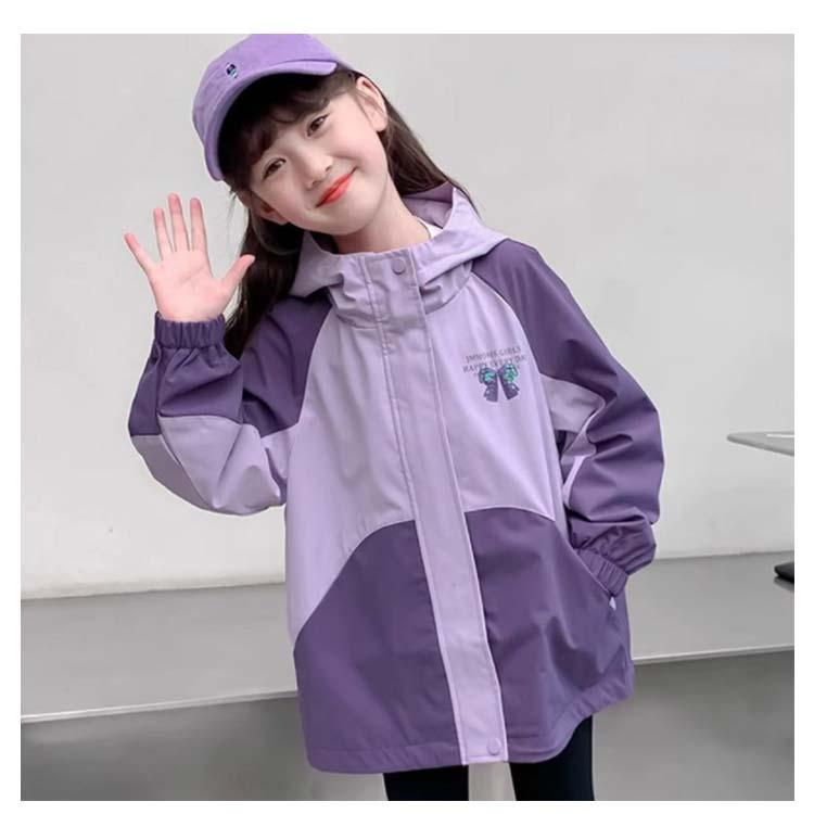 ウィンドブレーカー 女の子 子供服 キッズ 羽織り パーカー フード付き