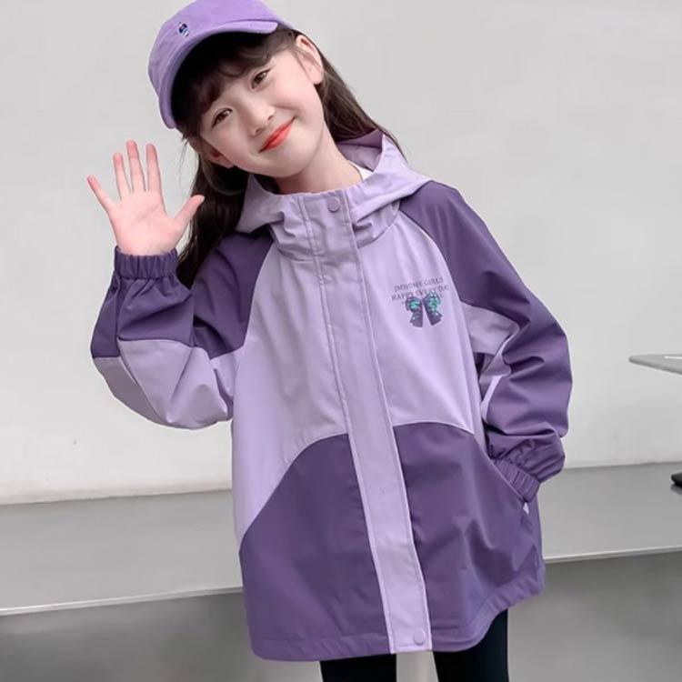 ウィンドブレーカー 女の子 子供服 キッズ 羽織り パーカー フード付き