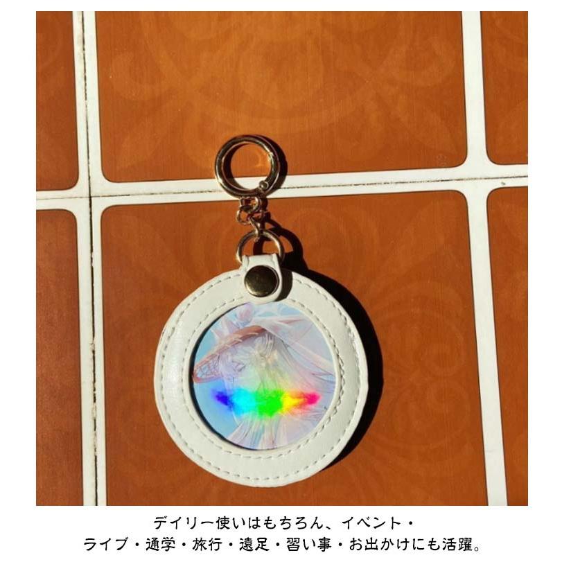 3枚セット】推し入れ 缶バッジカバー 58mm 75mm キーホルダー PUレザー
