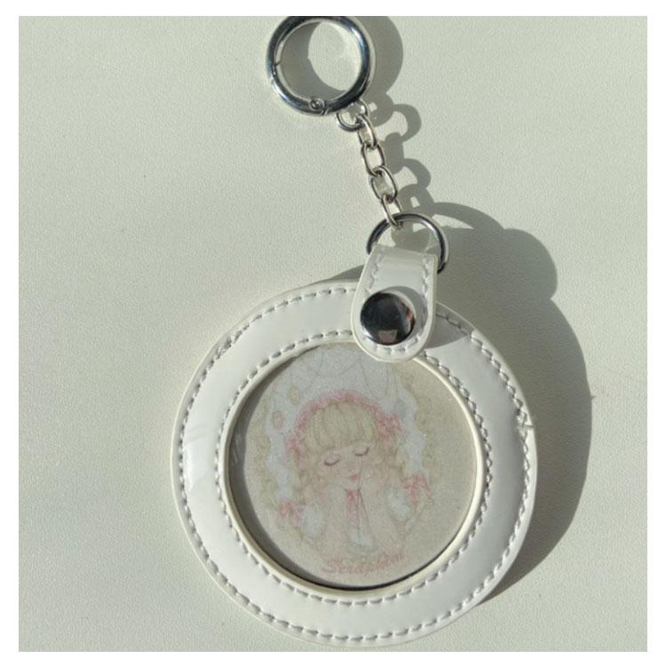 3枚セット】推し入れ 缶バッジカバー 58mm 75mm キーホルダー PU