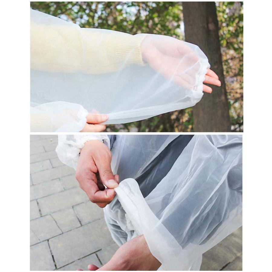 全体メッシュ！蜂防護服 養蜂用 フェイスネット付 軽量 スズメ蜂 防護