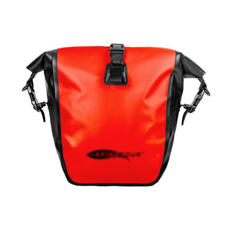 自転車 サイドバッグ 25L PVC素材 リアバッグ 防水 バッグ 大型 パニア