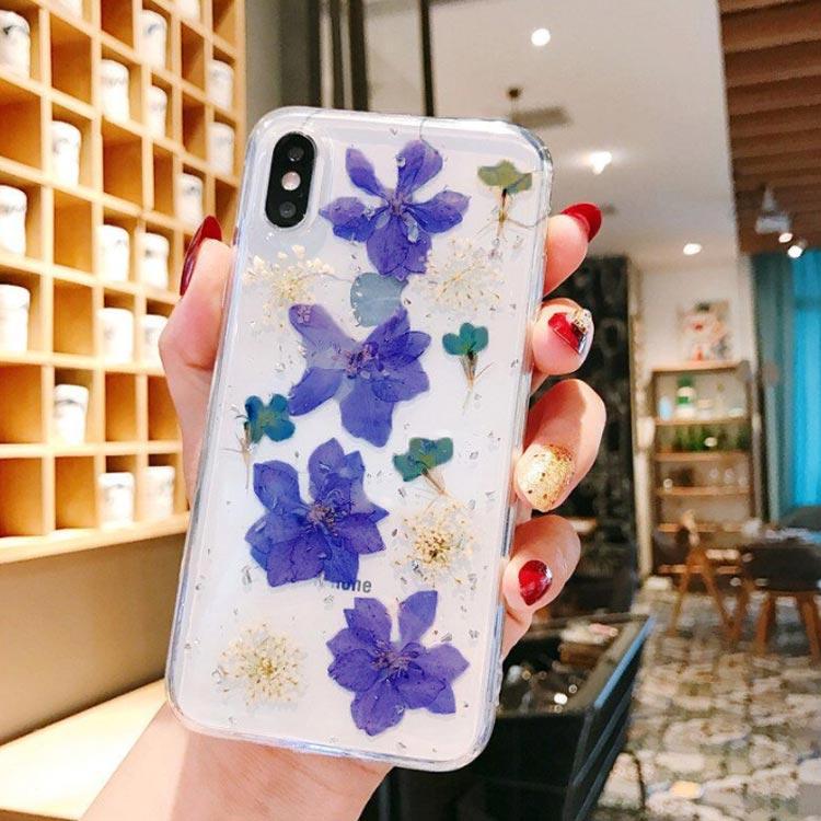 ドライフラワー スマホケース ジェル 押し花 フラワーケース 生花 