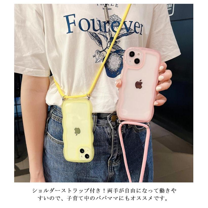 iphone15 ケース iphone15pro iphone14 ショルダーストラップ スマホ