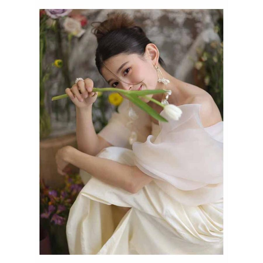 ウェディングドレス マーメイド オフショルダー 白 花嫁ドレス