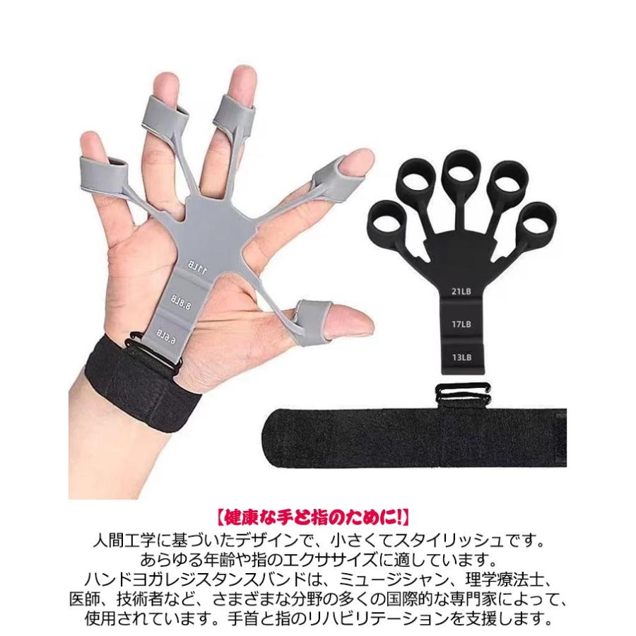 フィンガートレーナー 2個組 フィンガーパワー 握力 指 トレーニング