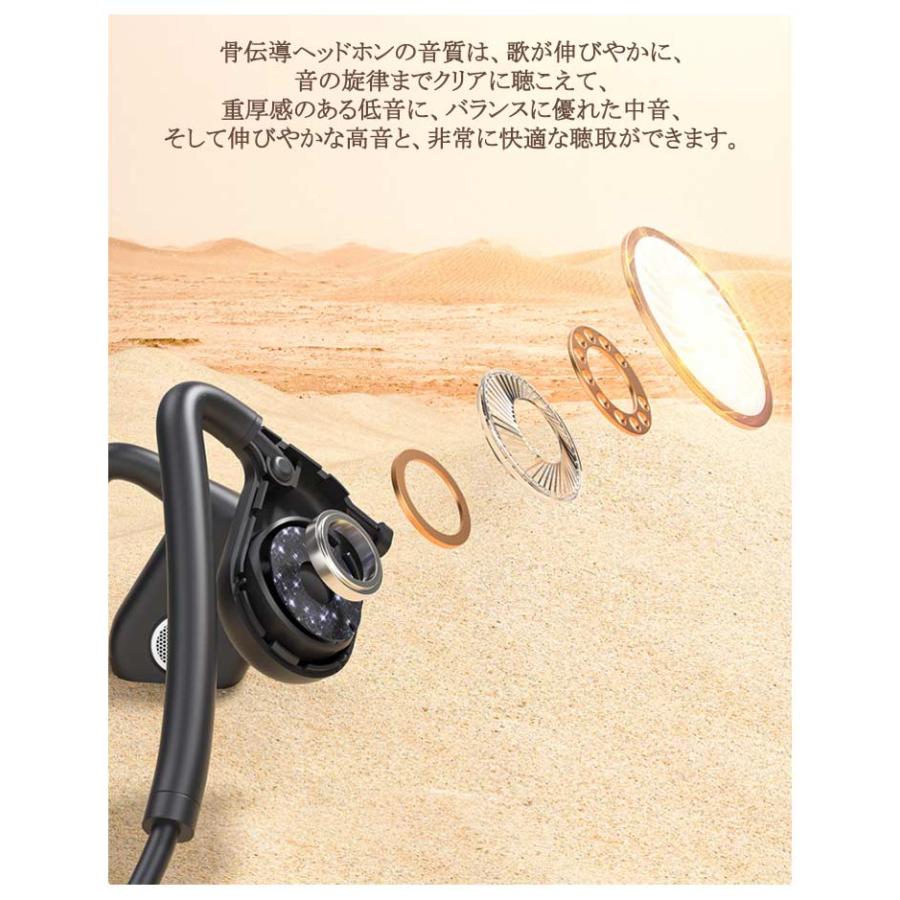 骨伝導ヘッドセット クリア音質 有線イヤホン 骨伝導イヤホン 骨伝導