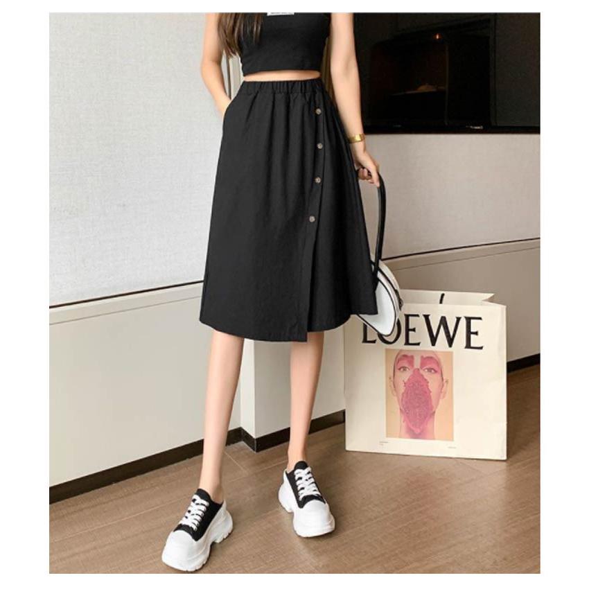 ウエストゴム 接触冷感 ハーフパンツ ゆったりAライン ショート丈