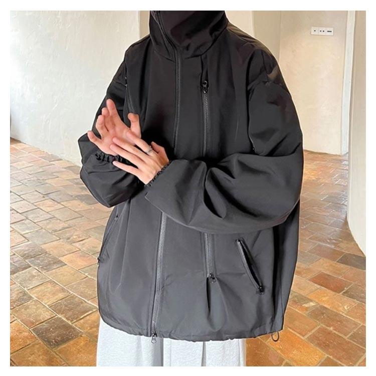 メンズ 秋 フード付き マウンテンパーカー レディース 大きいサイズ 春