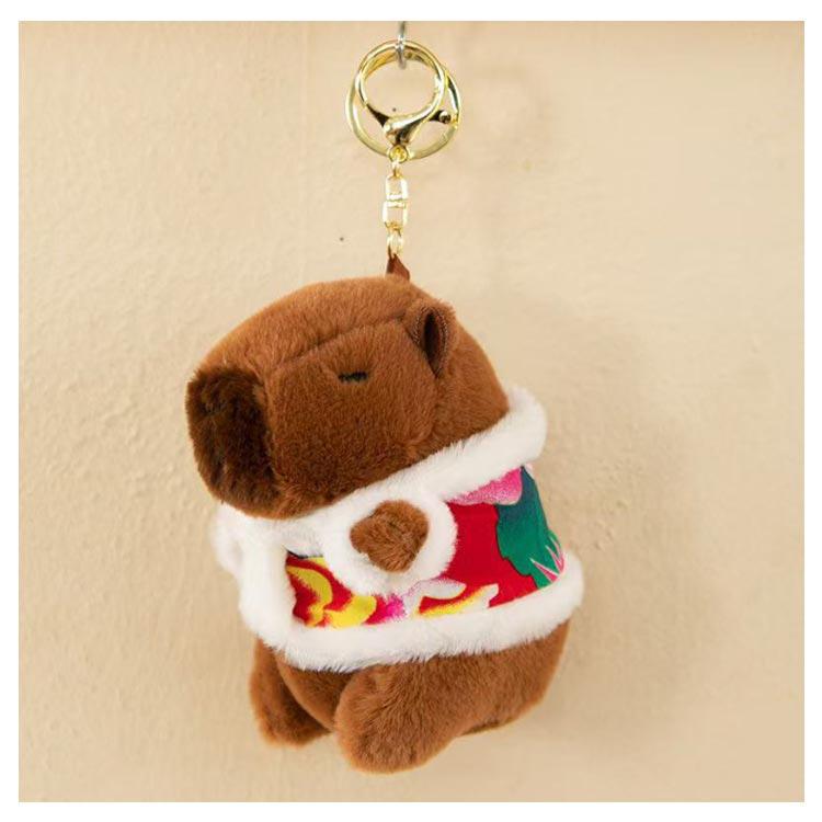 カピバラ ぬいぐるみキーホルダー おもしろい 水豚 送料無料 キュート