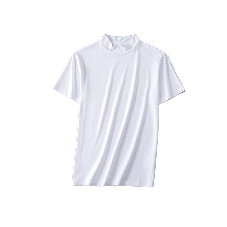 接触冷感 春 ハイネックシャツ tシャツ モックネック 半袖 トップス 夏