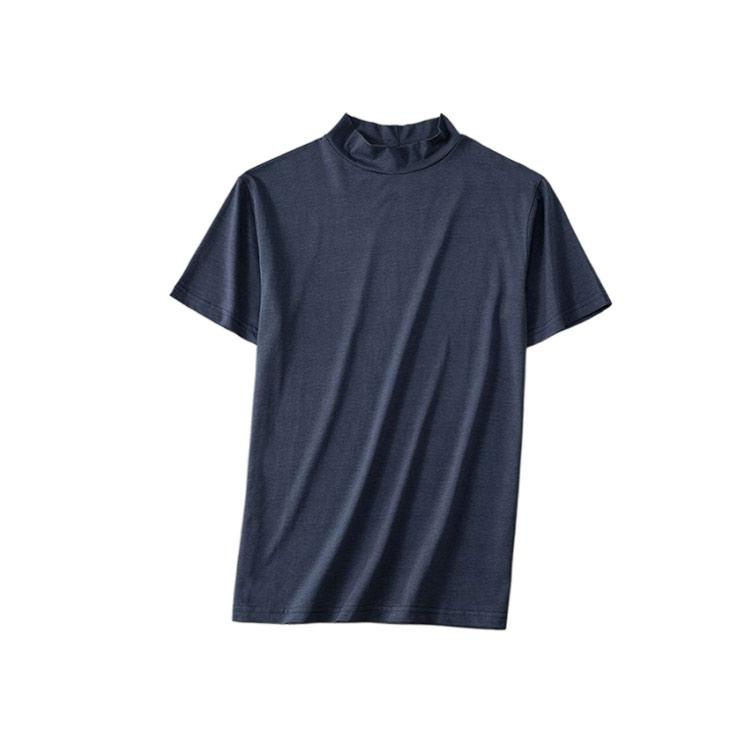 接触冷感 春 ハイネックシャツ tシャツ モックネック 半袖 トップス 夏