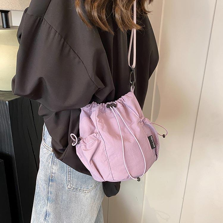 収納 ドロップバッグ ショルダーバッグ 巾着 ショルダー ポーチ 