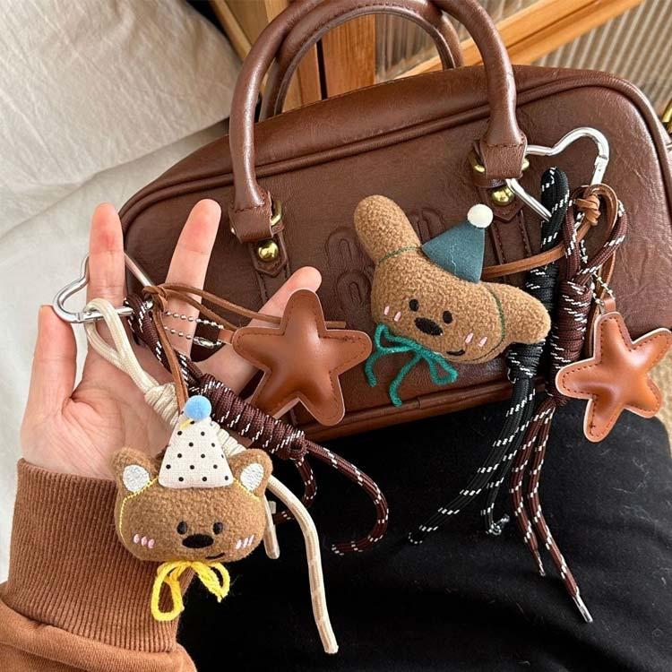 雑貨 おしゃれ キーホルダー バッグモチーフ 人形 かわいい 人気 ボア