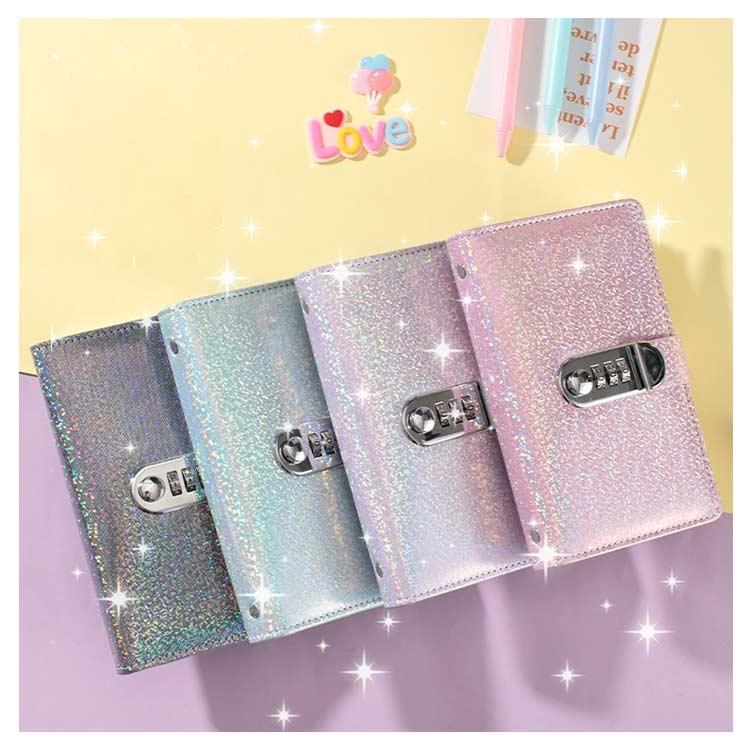 封筒貯金 お札 ダイヤルロック付き 札 キラキラ 貯金箱 100枚収納可能