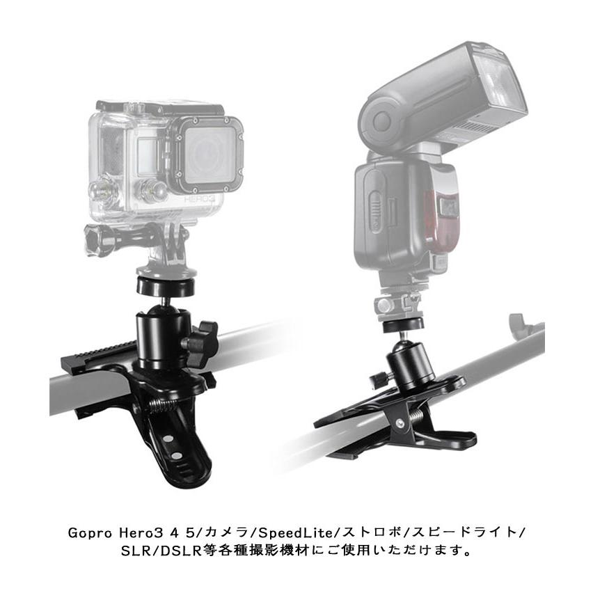 カメラ カメラ用 雲台 セット マウント クリップ タブレット gopro