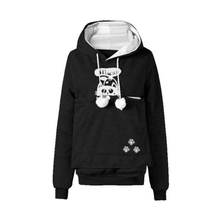 猫 ポケット パーカー 猫抱っこ が 入れる メンズ レディース ネコ