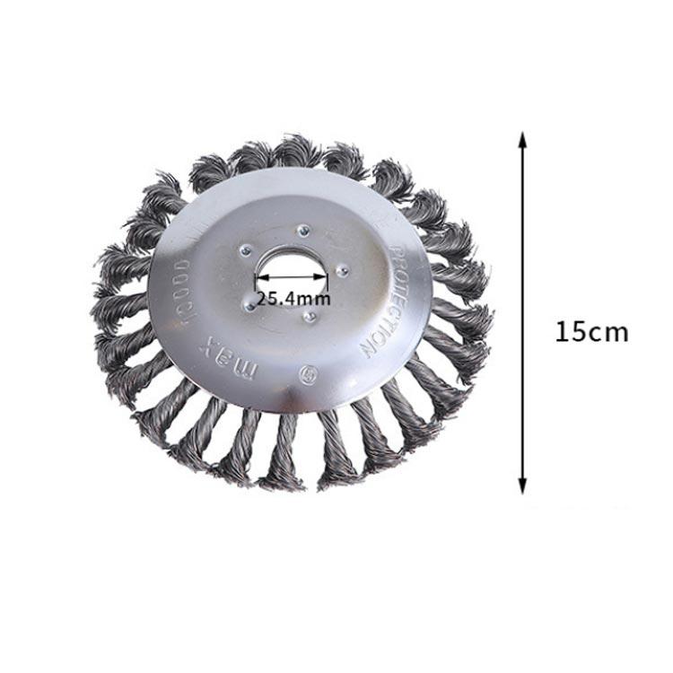 2個セット 草刈り機 替え刃 ワイヤーブラシ 20cm 15cm 草刈機用