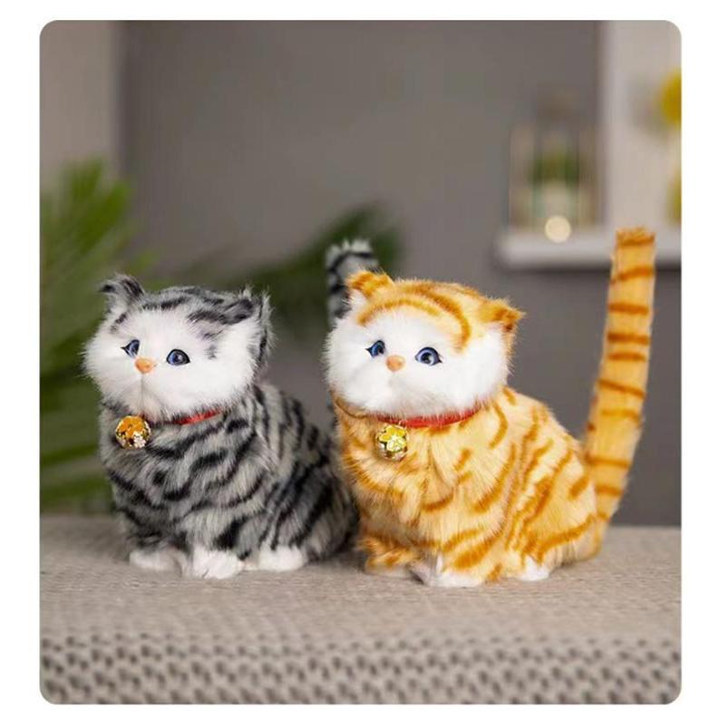 ぬいぐるみ 猫 ネコ ねこ 鳴く リアル おもちゃ 鳴き声 鳴く猫