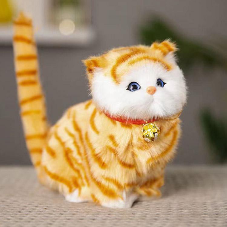 ぬいぐるみ 猫 ネコ ねこ 鳴く リアル おもちゃ 鳴き声 鳴く猫