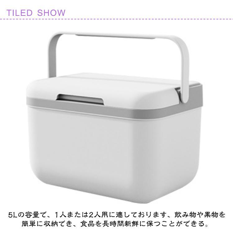 クーラーボックス 5L 小型 コンパクト 大容量 長時間保冷 おしゃれ