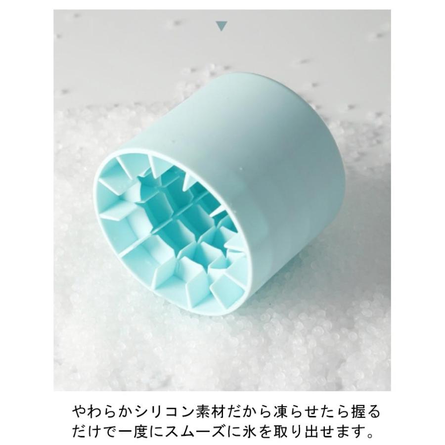 2個セット】製氷器 製氷皿 3d シリコン 円筒形 製氷機 1.3cm角氷 60個