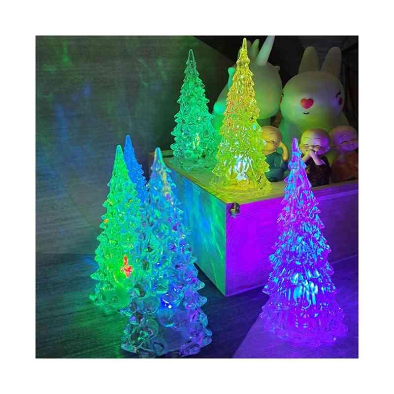 送料無料 LED キラキラスノーツリー 卓上 LEDウォーターツリー