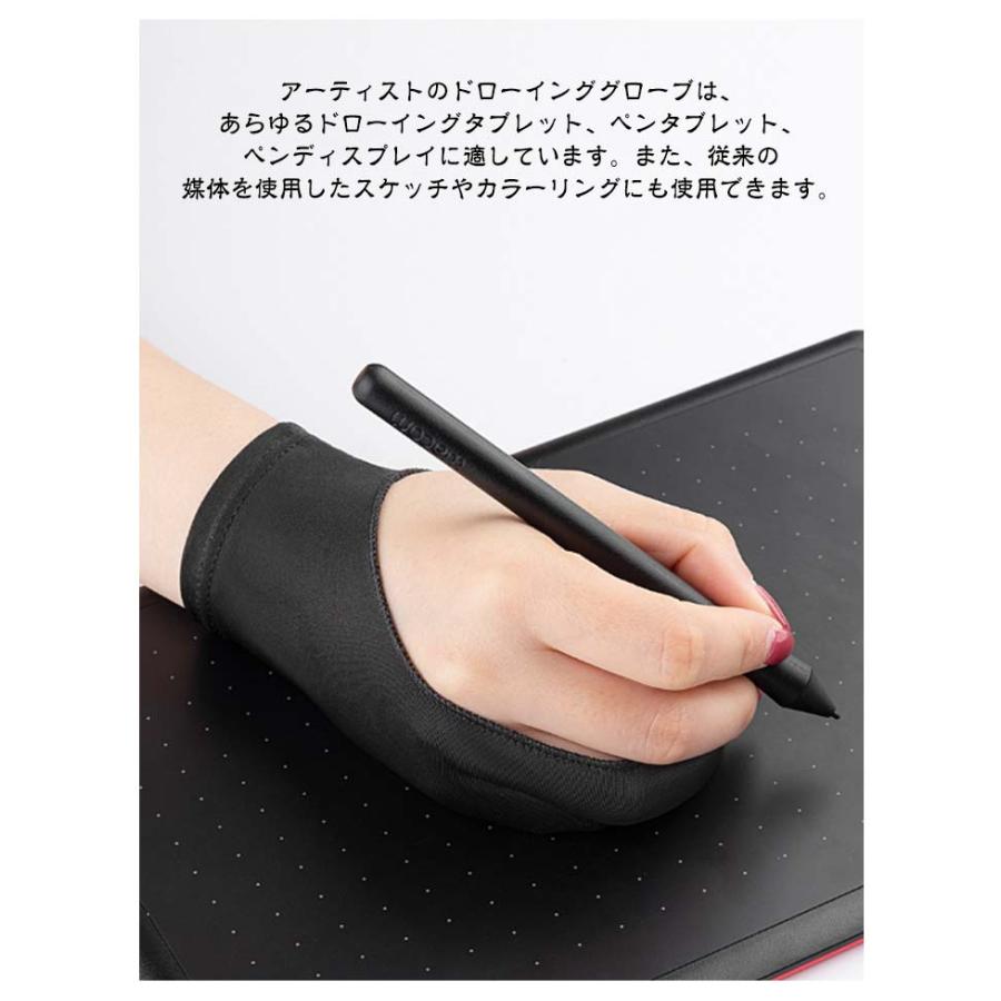 二本指グローブ 4個セット 絵描き 手袋 2本指 二本指 グローブ お
