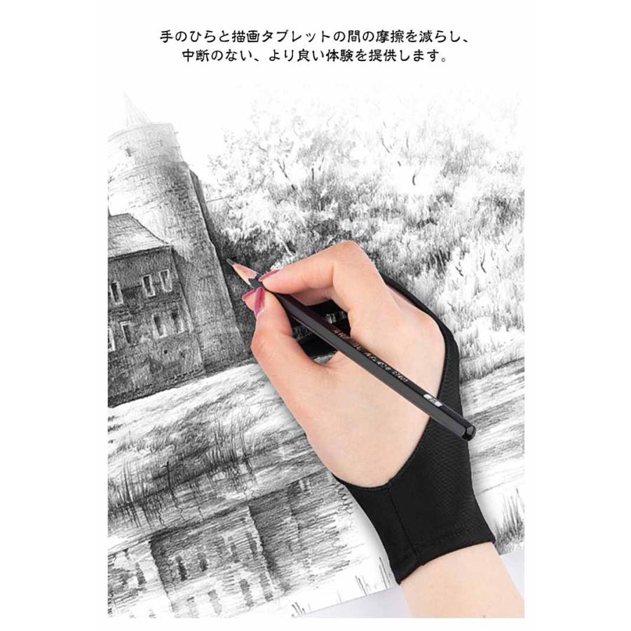 二本指グローブ 4個セット 絵描き 手袋 2本指 二本指 グローブ お